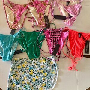 Lot of 8 swim bottoms - TRIANGL swim - size M - NWT/ NWOT - ENTIRE lot $95.00